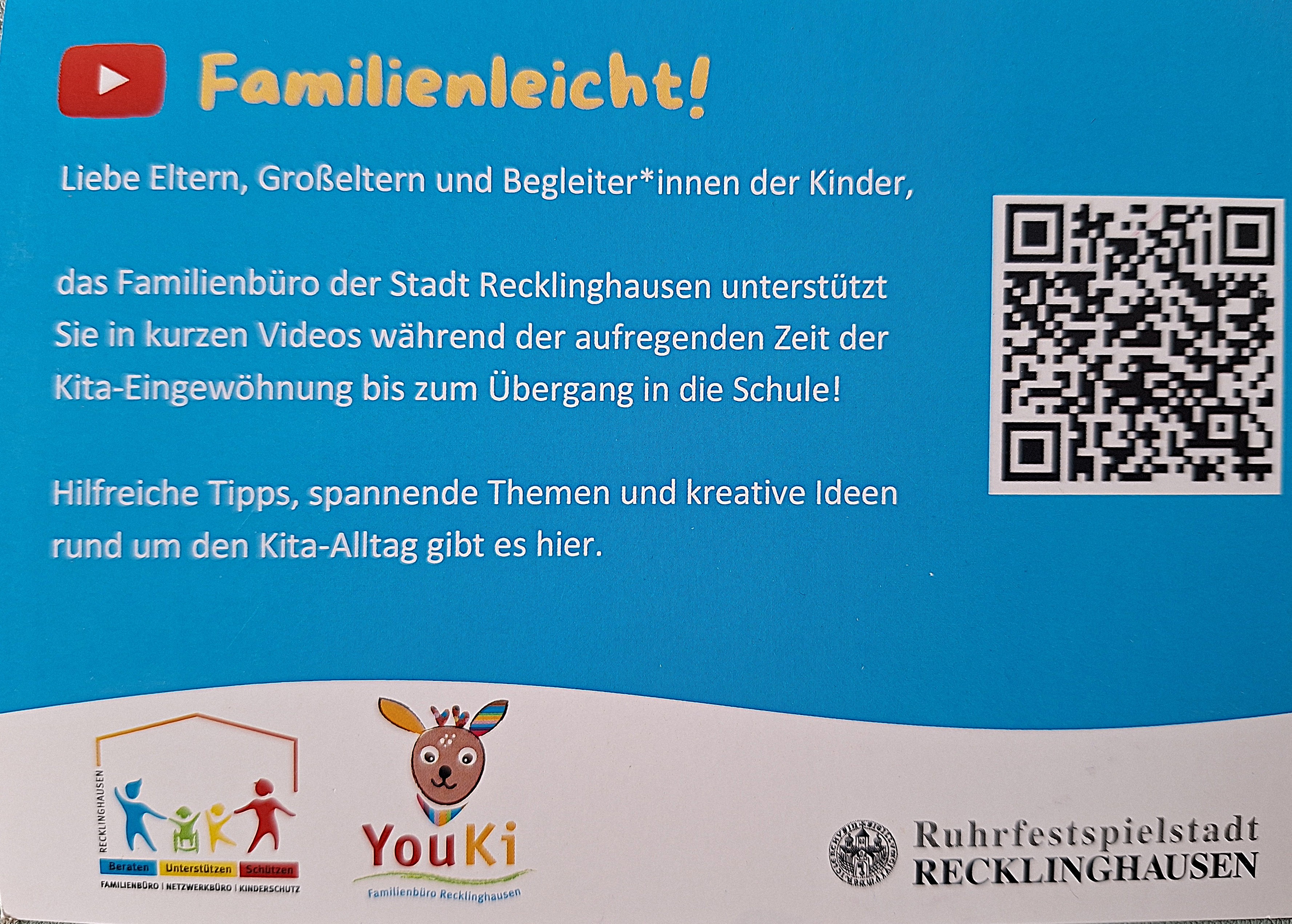 Das Familienbüro ist jetzt auf YouTube