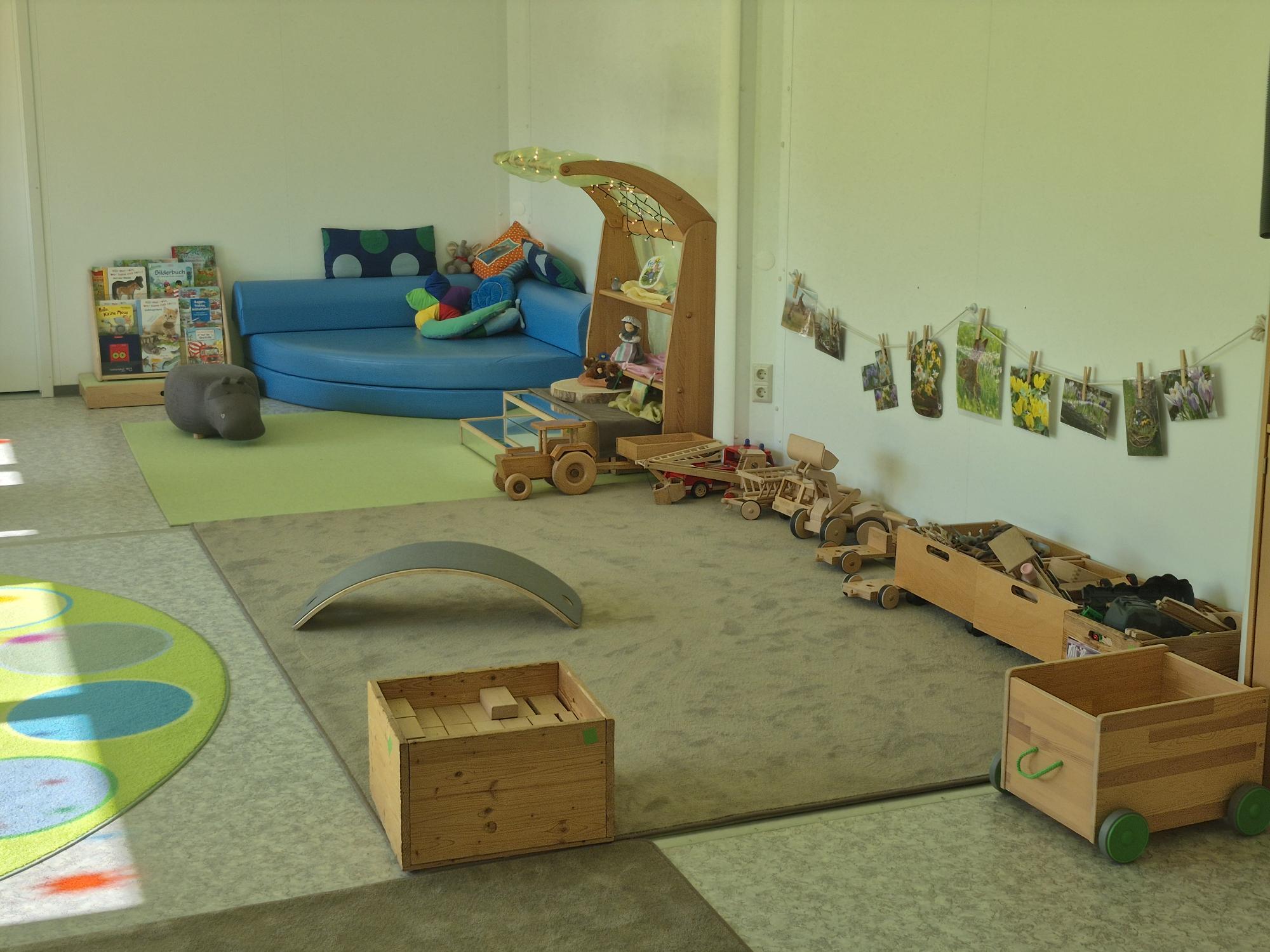 Spielbereich in der U3 Gruppe